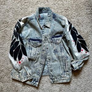 Hand Painted (by me) Jean Jacket